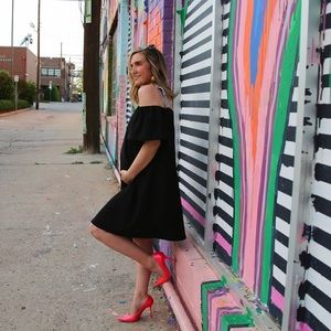 Nom Maternity Millie Off the Shoulder Dress